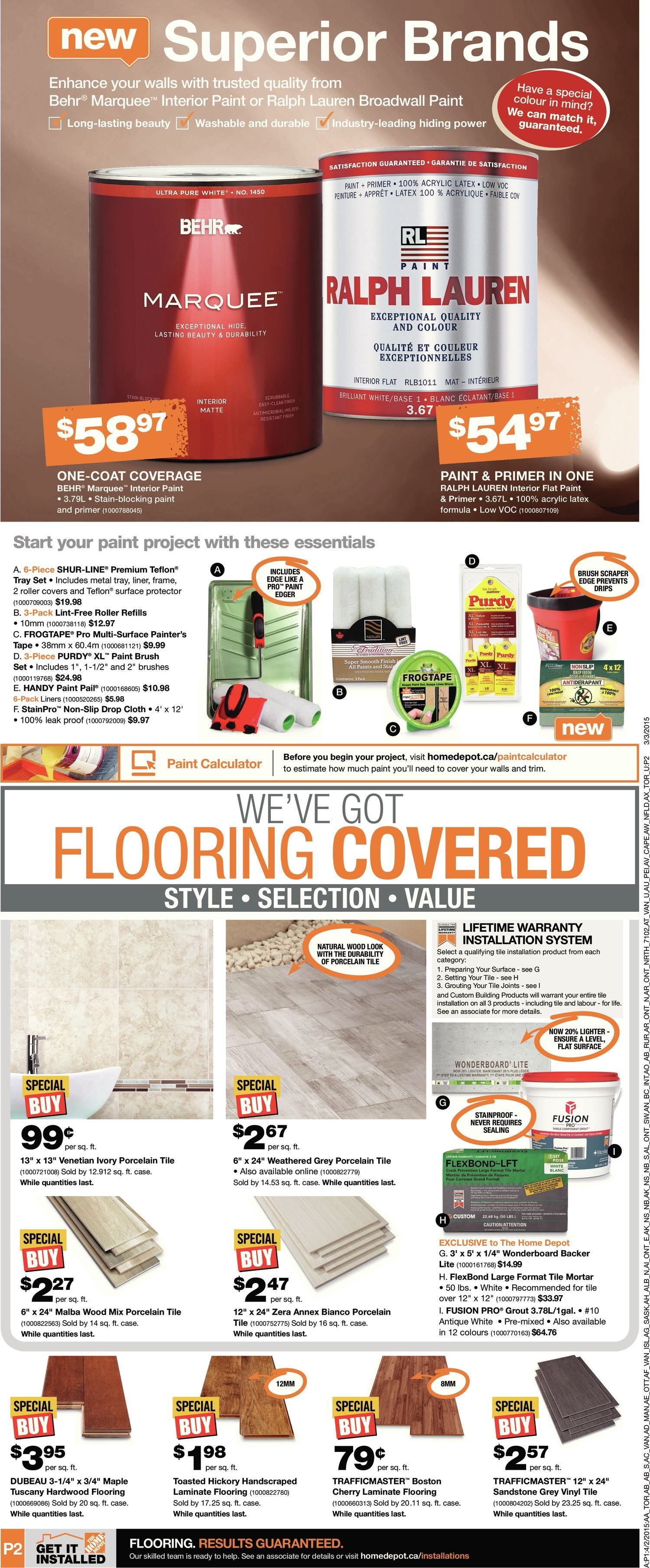 Home depot weekly flyer weekly power up & save tool event ...