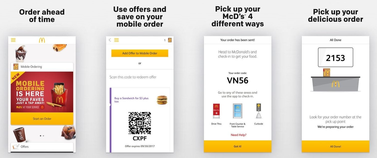 Mobile Ordering de McDonald's