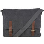 Topman Grey Double Buckle Satchel