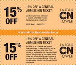 15% off a General Admission Ticket