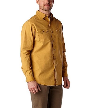 WindRiver - Chemise en toile teinte par pigmentation à manches longues WindRiver - Chemise en toile teinte par pigmentation à manches longues