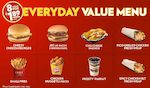 Wendy's $1.89 Value Menu