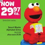Smart Blocks Alphabet Elmo $29.97 (25% off)