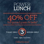 Banana Republic Power Lunch