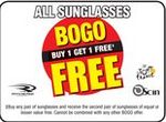 All Sunglasses Buy One Get One Free!