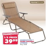Homestyles Sling Material Lounge Chair - $39.99