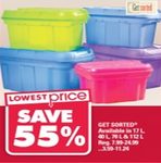 55% off Select Get Sorted Storage Containers