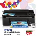 Epson All-In-One Inkjet Printer - $29.99