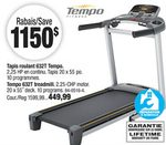 Tempo 632T treadmill - $449.99 ($1150.00 off)