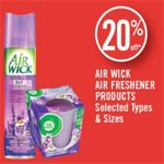 20% off Air Wick Air Freshner Products