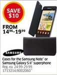 Cases for Samsung Note / Galaxy S II - $14.96