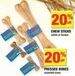 20% off Assorted Sizes of Pressed Bones