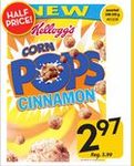 Kellogg's Cereals - $2.97 (50% off)