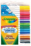 Crayola 20-Pack Supertip Markers - $3.00 (49% off)