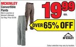 Mckineley Convertible Pants - $19.99 (65% off)