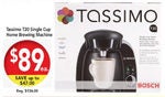 Tassimo T20 Single Cup Home Brewing Machine - $89
