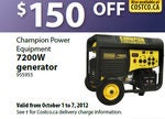 Champion Power Equipment Generator - Save $150