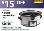 Crock-Pot 7-Quart Slow Cooker - $34.99