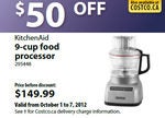 KitchenAid 9-Cup Food Processor - $99.99