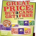 Wellness Cat Food - Buy 3, Get 1 Free