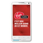 Virgin Mobile Motorola MOTOLUXE Smartphone - White - Virgin Mobile SuperTab -