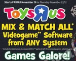 Toys R Us Video Games Sale: Save Up To 25%
