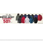 Select Men's and Women's Winter Jackets - 50% off