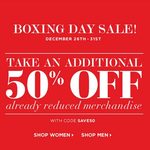 ClubMonaco.ca Boxing Day Sale