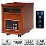 Oak Finished Remote Control IR Heater - $129.97