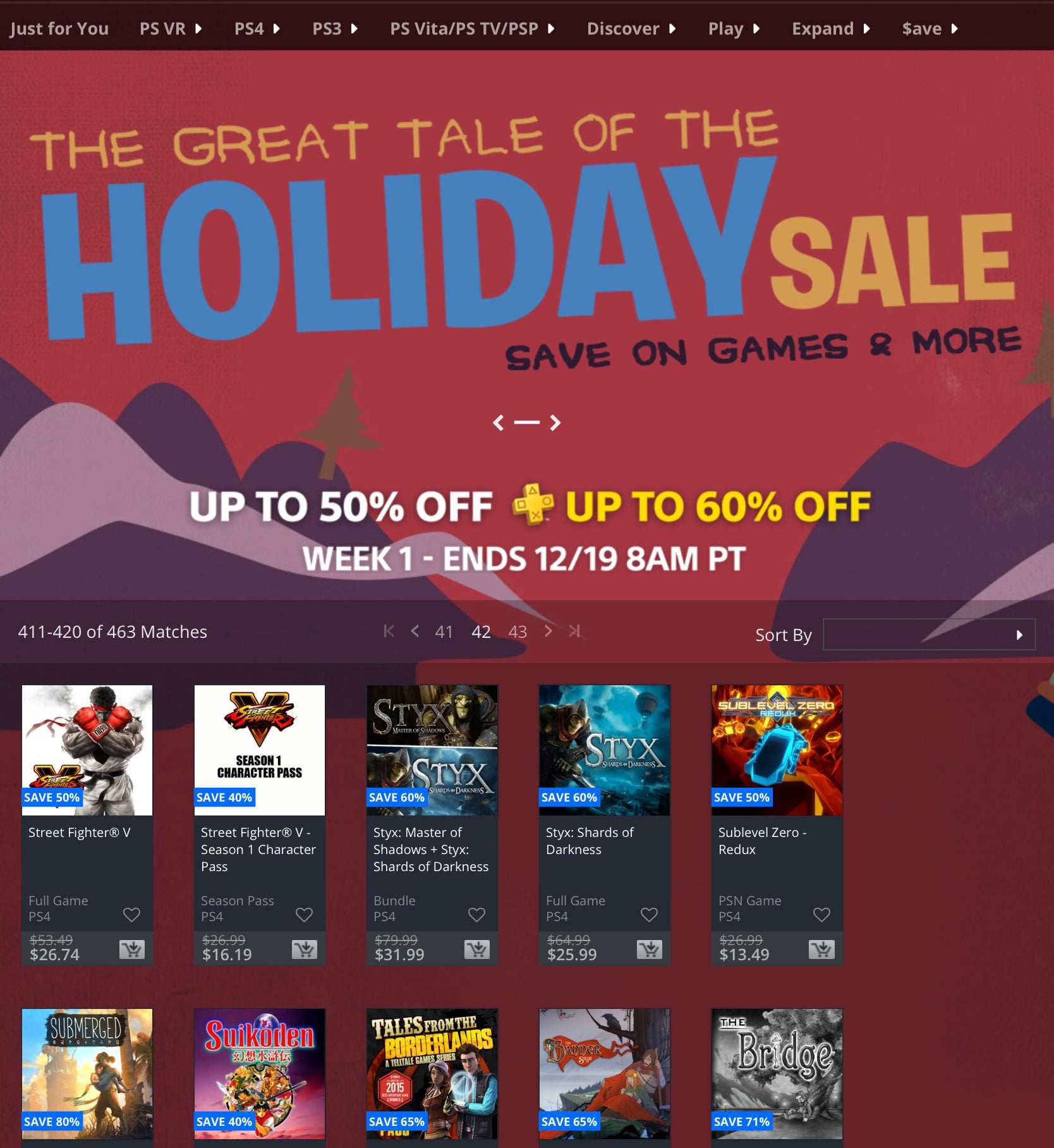 playstation holiday sale