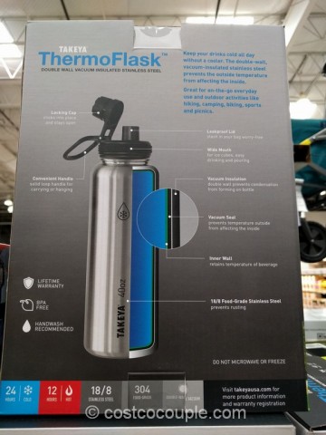 Costco Members: 2-Pk 40-Oz ThermoFlask Vacuum Insulated Stainless Steel  Water Bottle