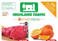Highland Farms Flyer