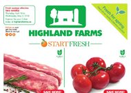 Highland Farms Flyer