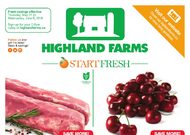 Highland Farms Flyer