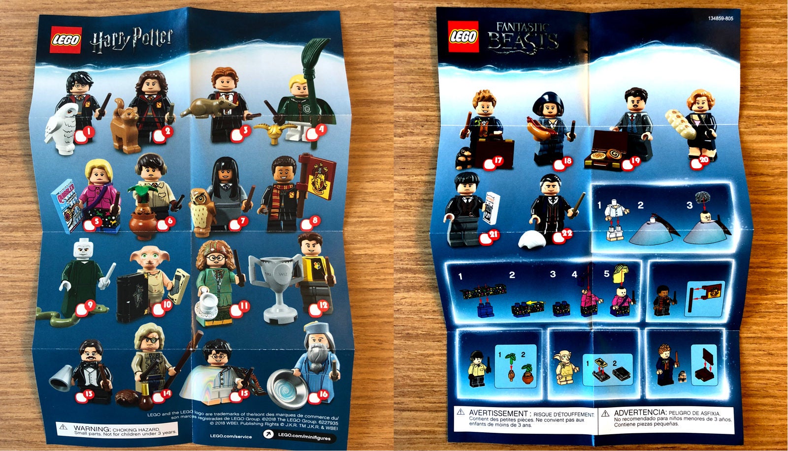 minifigures harry potter 2018