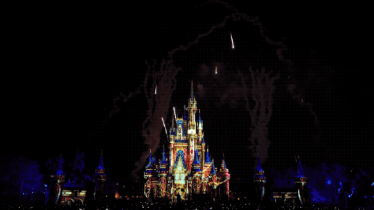 Image result for magic kingdom fireworks gif