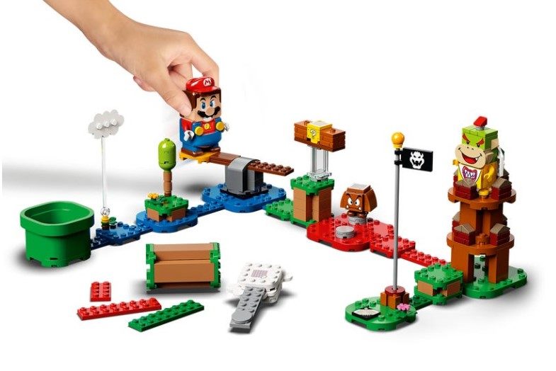 Mario lego set online video