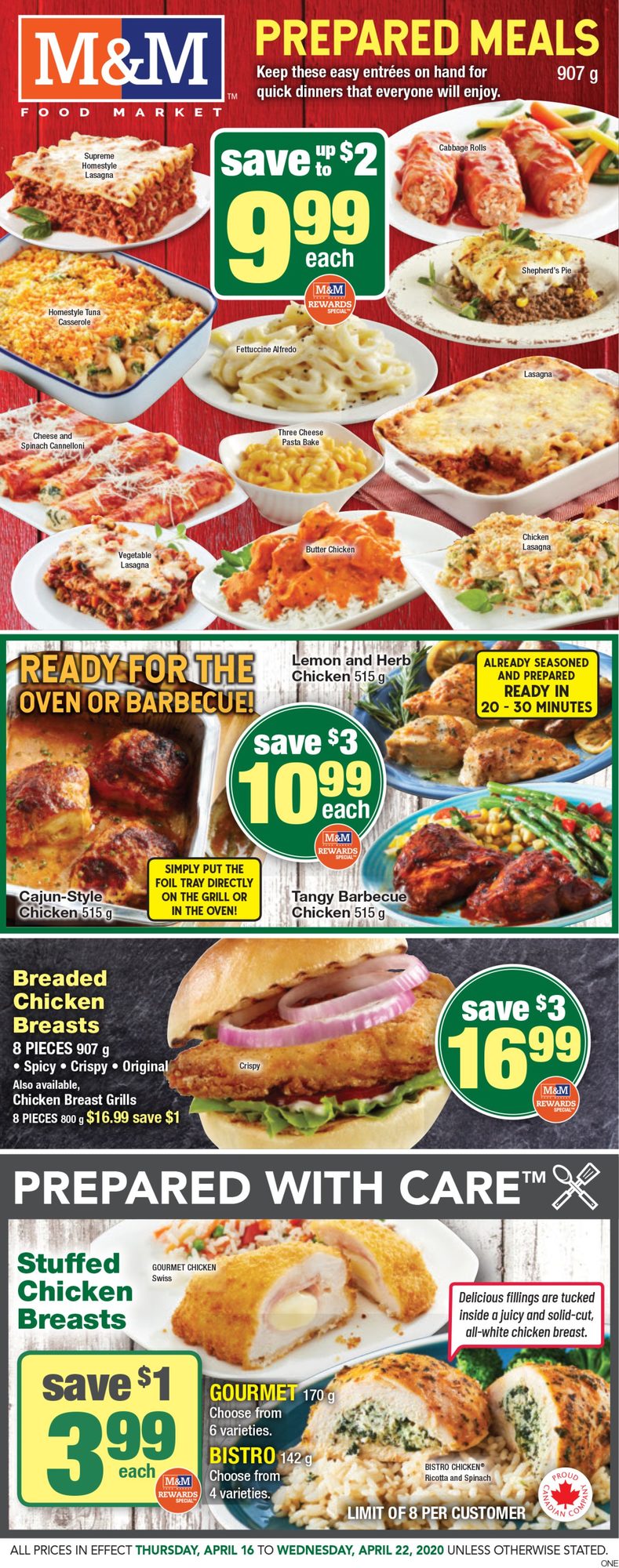 Weekly Specials M & M Food Market April 16 2020 YP Shopwise