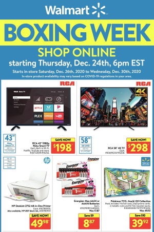 Walmart Boxing Week Sale Flyer Dec. 24 30 RedFlagDeals Forums