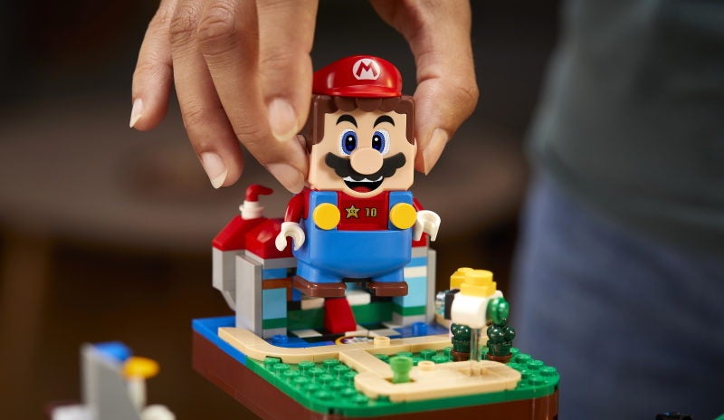 LEGO's 2064-Piece Super Mario 64 Question Mark Block is Packed