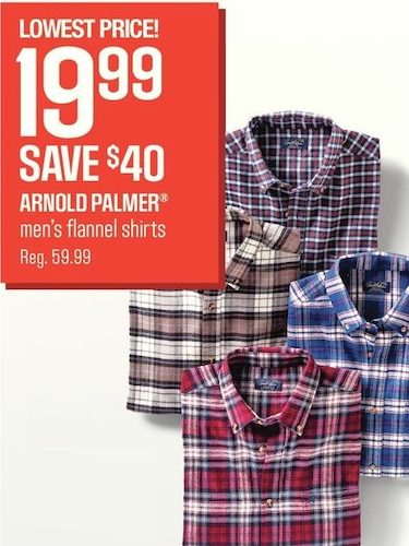 Arnold Palmer Men's Flannel Shirts | YP.ca