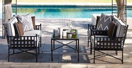 Glucksteinhome Mykonos 4 Piece Conversation Set Yp Ca