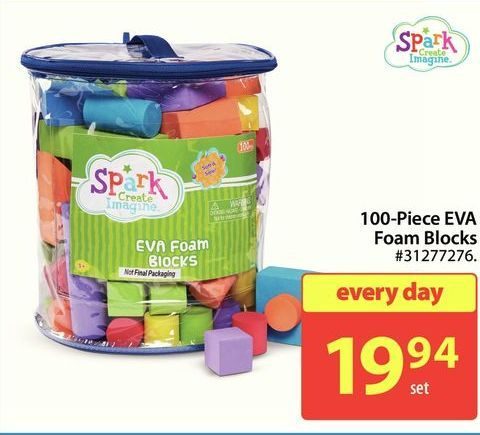 spark create imagine foam building blocks